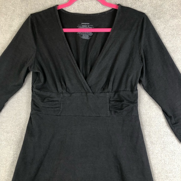 Patagonia Margot 3/4 Sleeve V Neck Organic Cotton size M - Picture 2 of 5